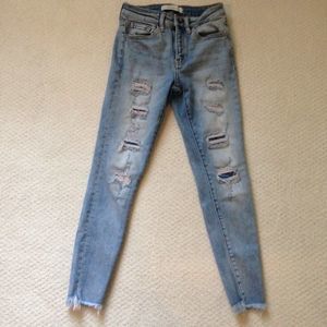 Comfy Kancan Signature Mid-Rise Ankle Skinny Size 25